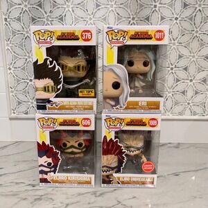 My Hero Academia Funko Pop! Animation Figures Aizawa Eri Kirishima Set‎ of 4